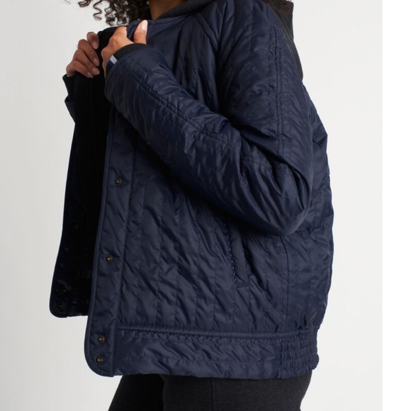 Kit and Ace Reversible Bomber Jacket (Navy) - Picture 3 of 9